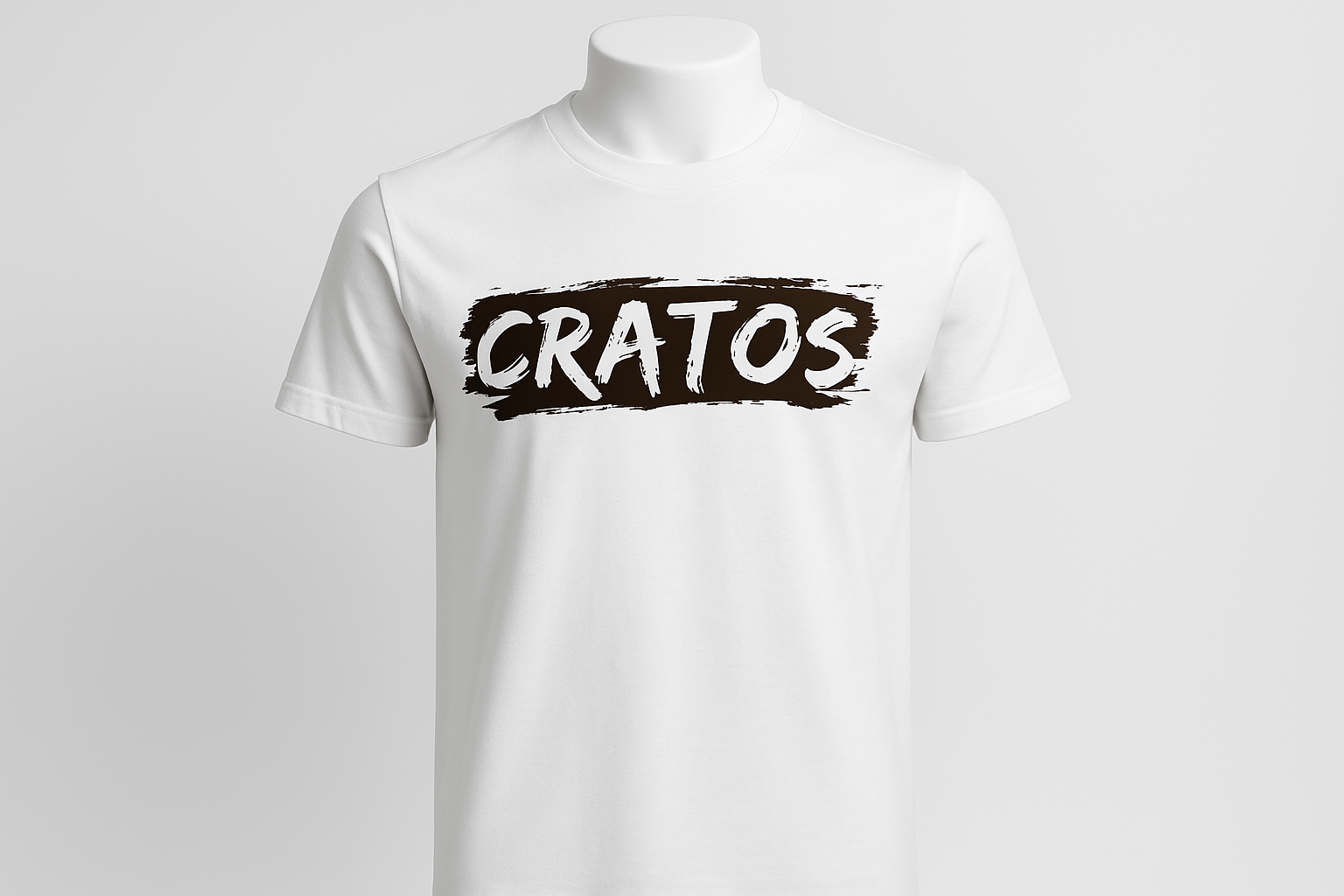 CRATOS Logo Tişört - Profesyonel Stüdyo Fotoğrafı